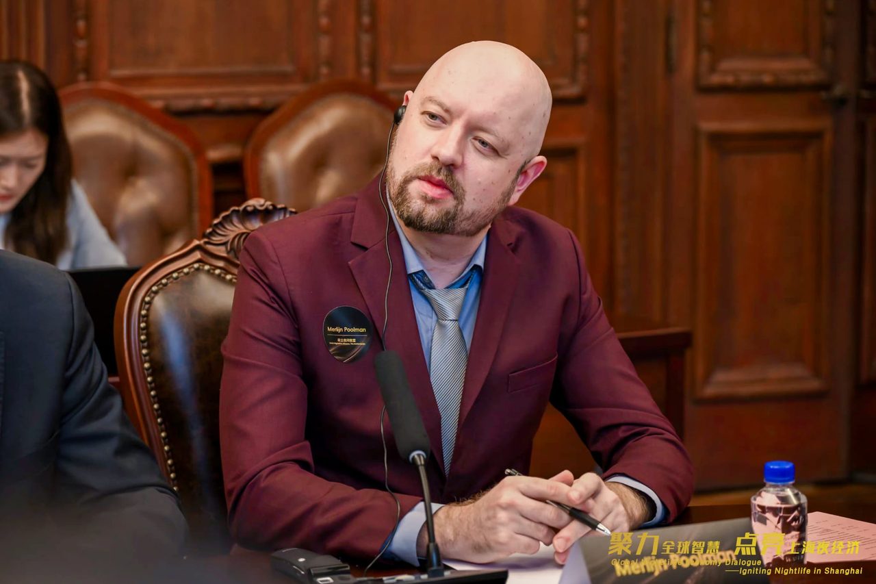 Merlijn Poolman at the roundtable in Shanghai